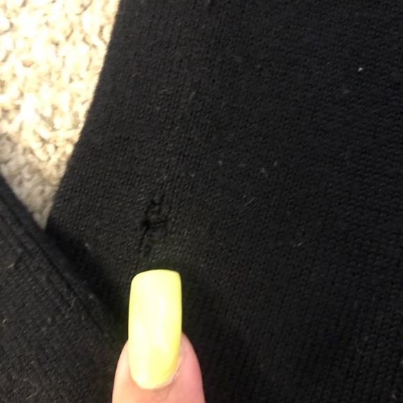 Lululemon black sweater cashmere Sz 4 - Picture 13 of 14